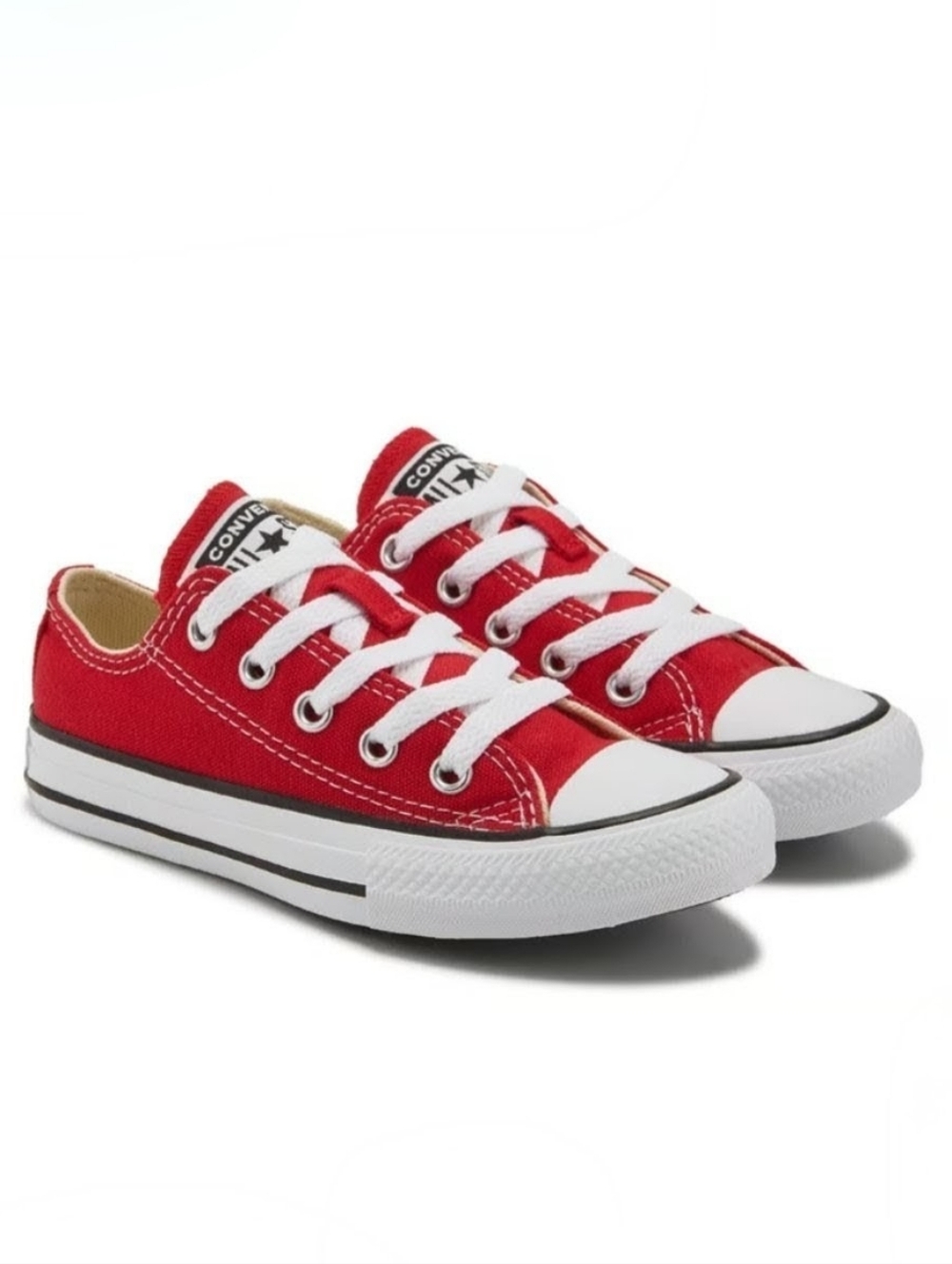 Converse Red Chuck Taylor All Star Low Top Sneaker Size 7 Toddler